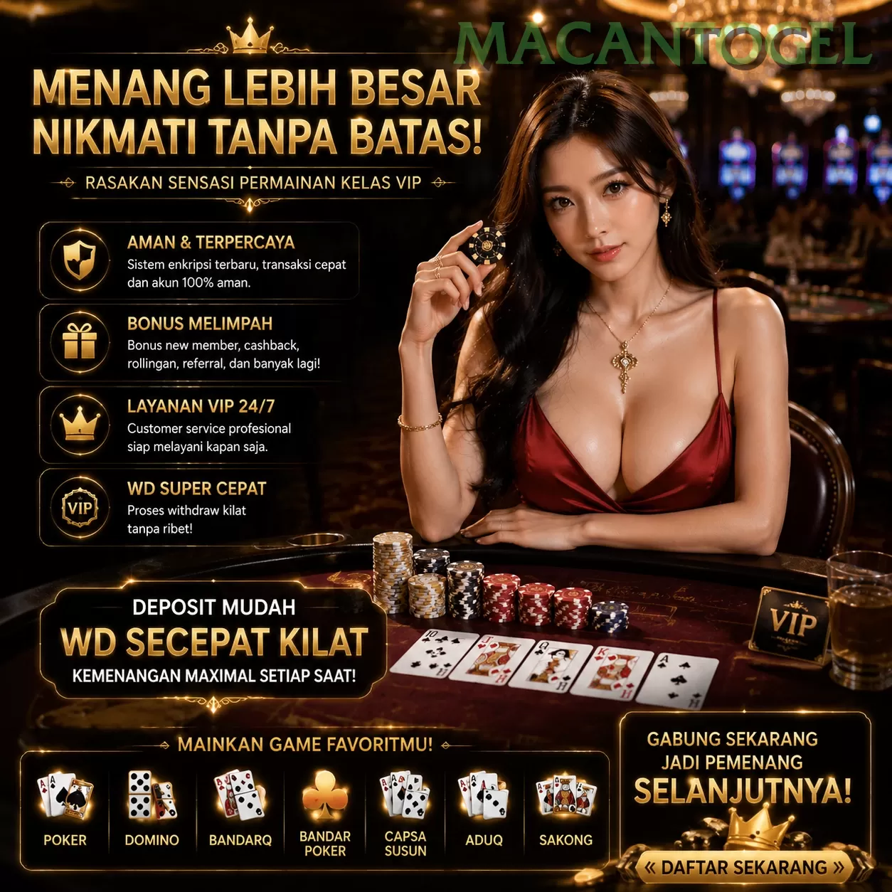 Ikon aplikasi macantogel resmi